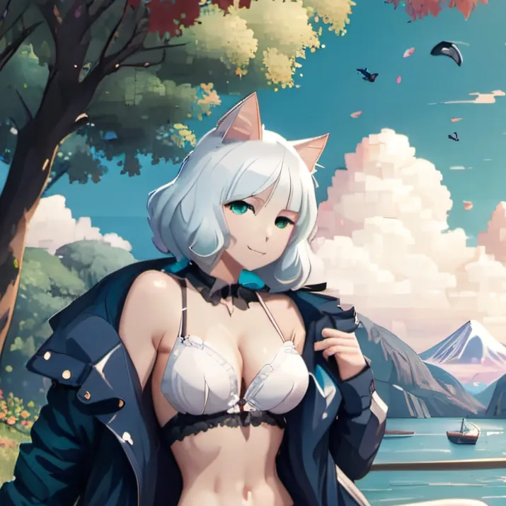 chat with ai character: sus emoji cat