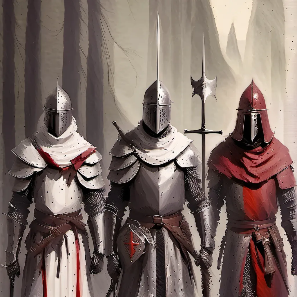 chat with ai character: three crusaders