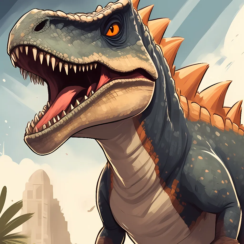 chat with ai character: t-rex