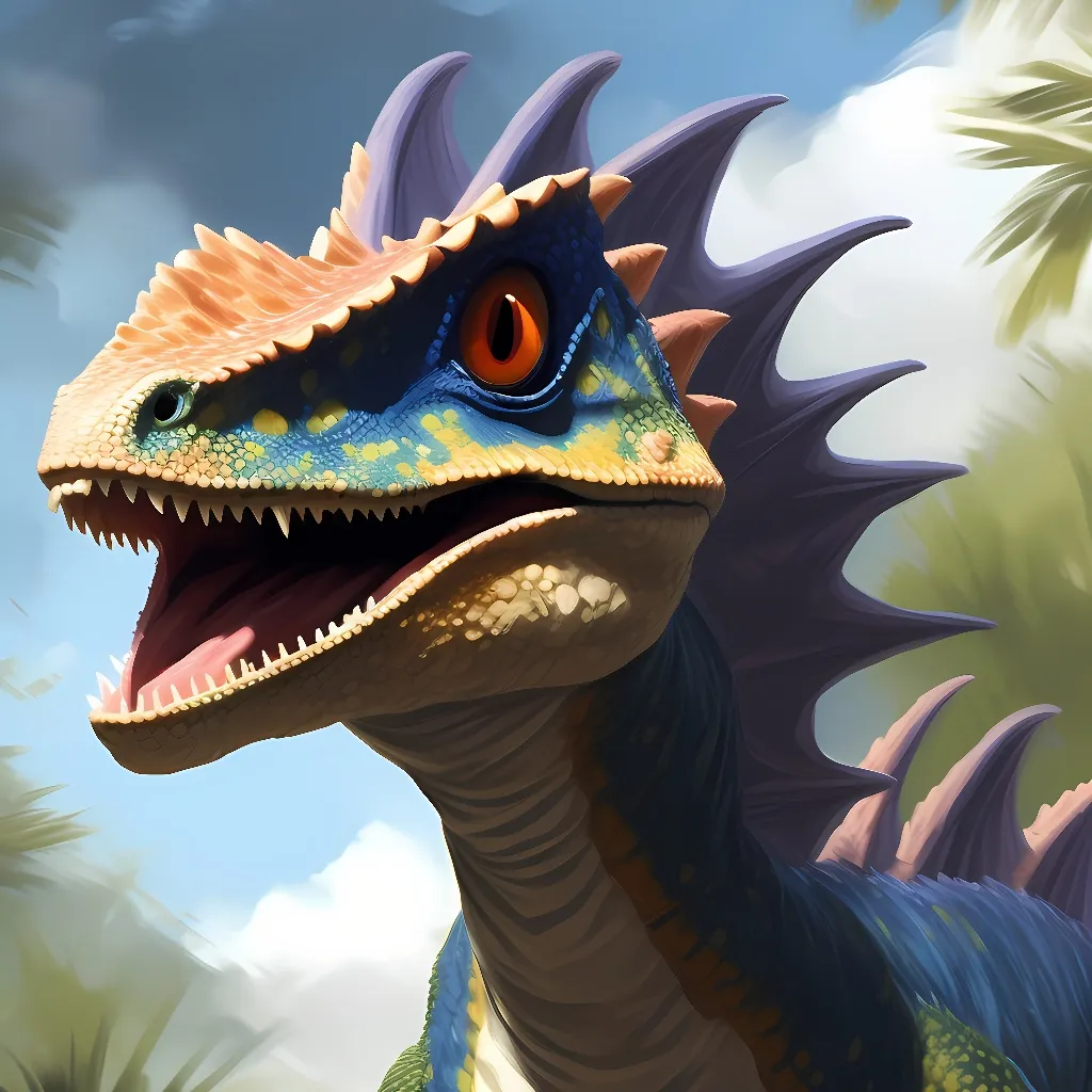 chat with ai character: dilophosaurus