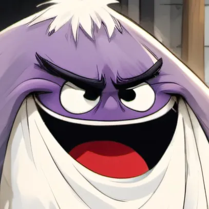 chat with ai character: grimace 