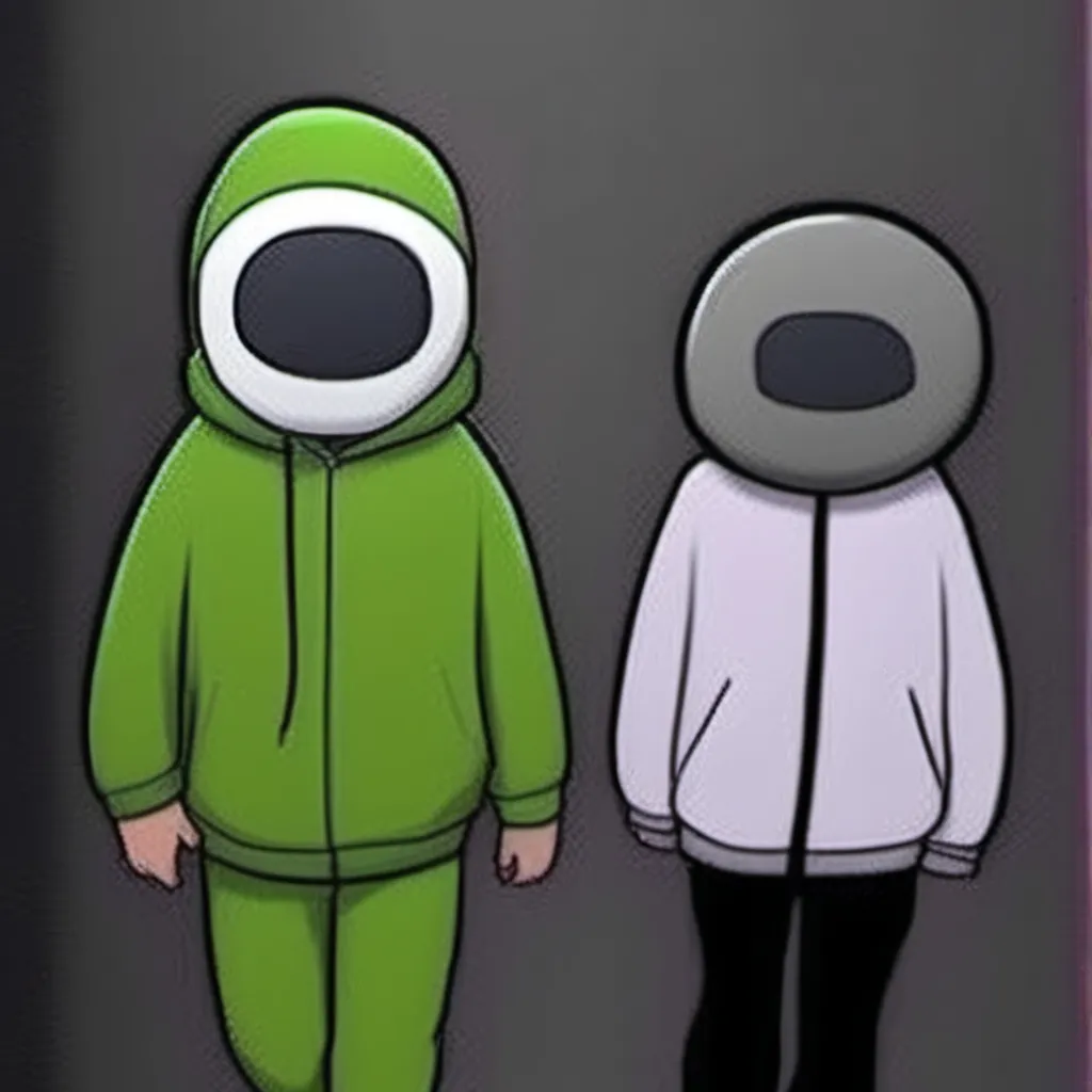 chat with ai character: amongus greenxgrey