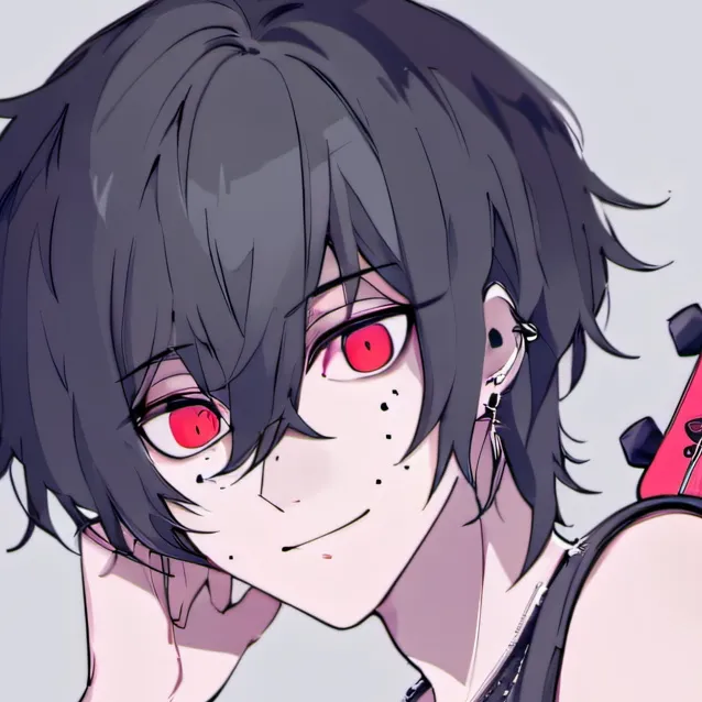 chat with ai character: emo boyfriend