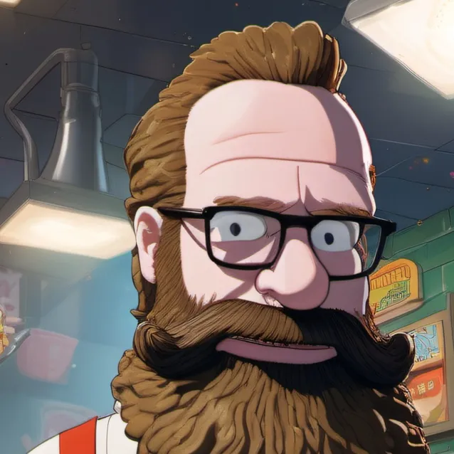 chat with ai character: Burger man