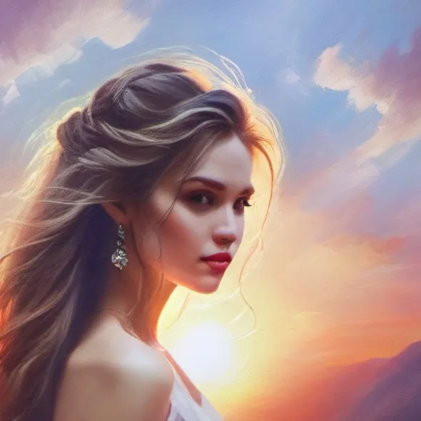 chat with ai character: sunset