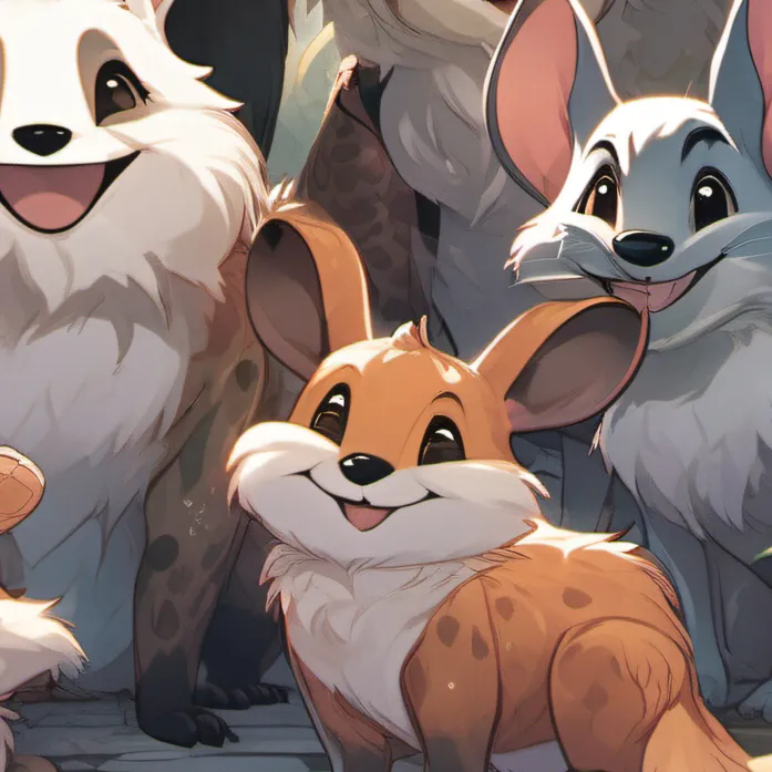 chat with ai character: Smiling critters