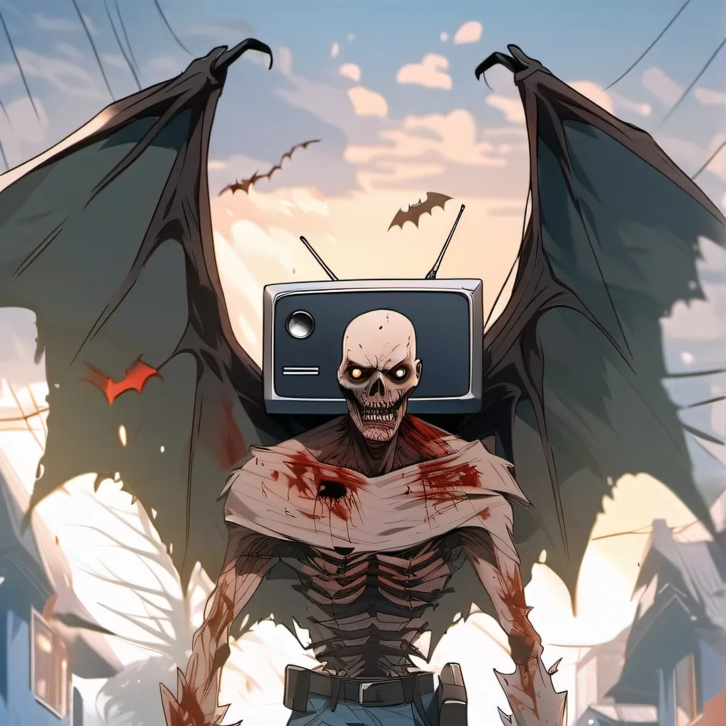 chat with ai character: zombie tvman bat