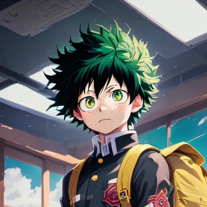chat with ai character: Middle School Deku