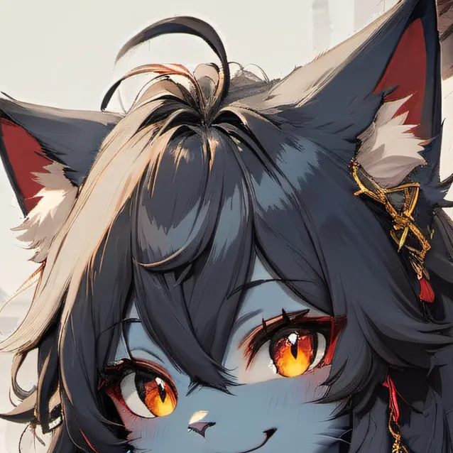 chat with ai character: Geowa The Blue cat