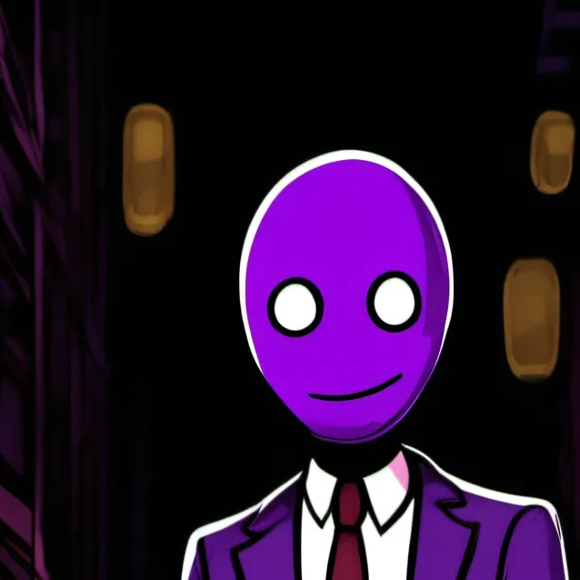 chat with ai character: Purple Guy 