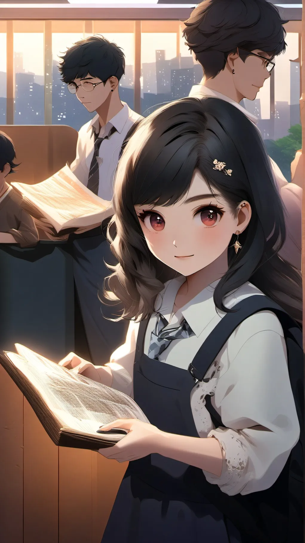 ai character: School background