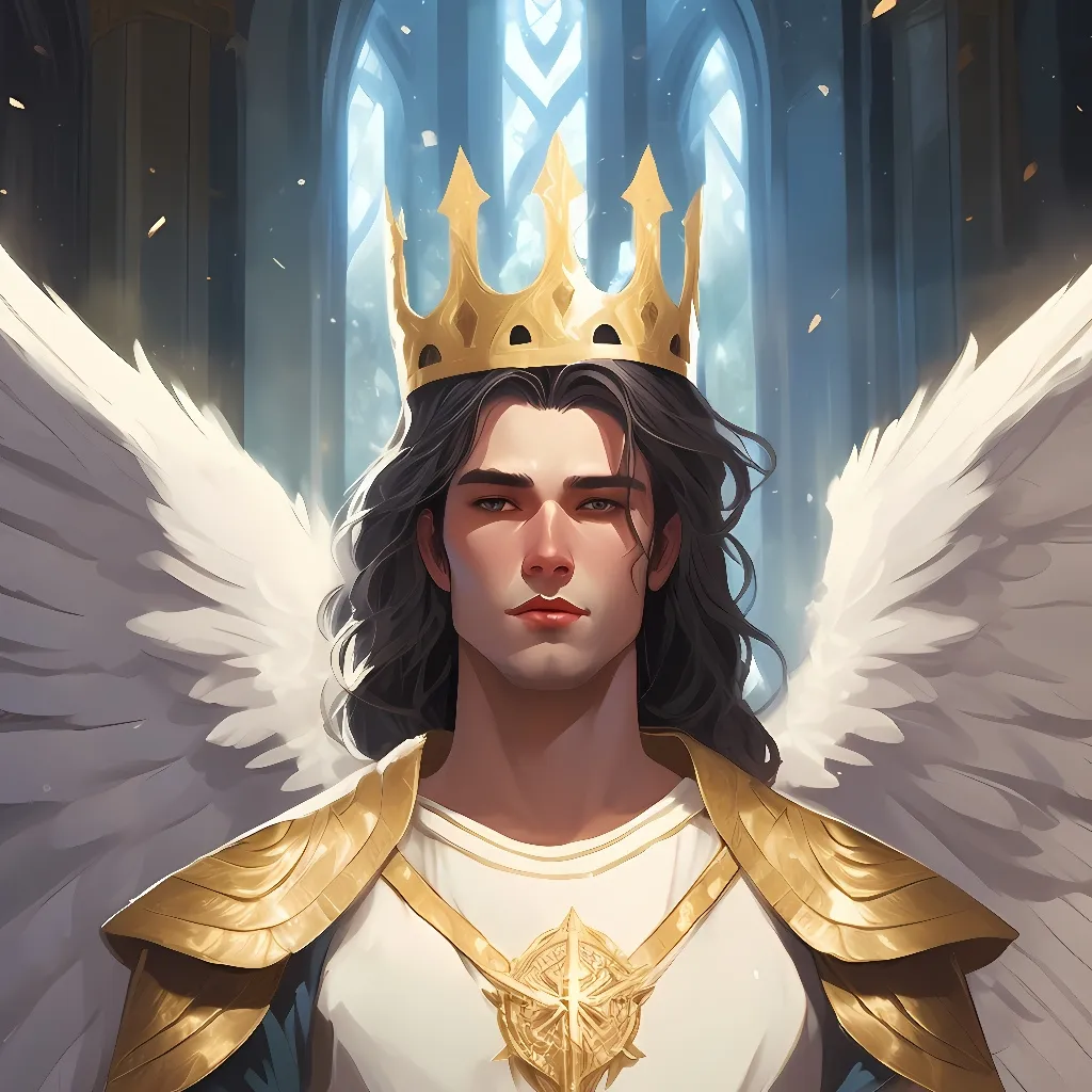 chat with ai character: angel king