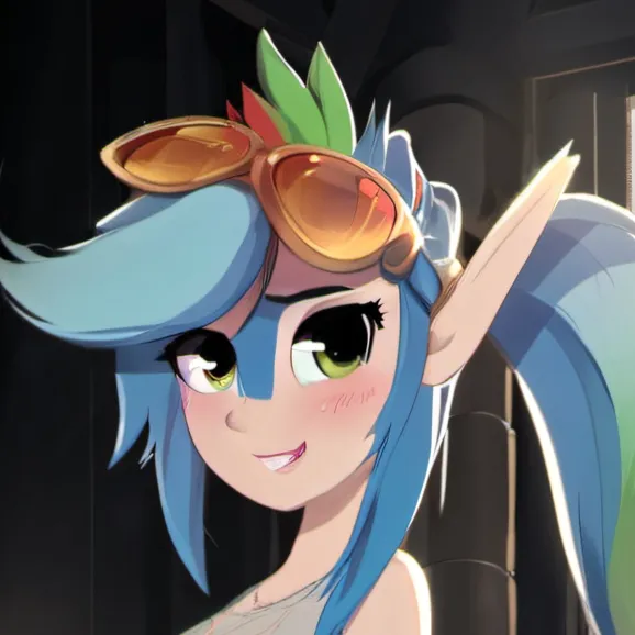chat with ai character: Rainbow dash