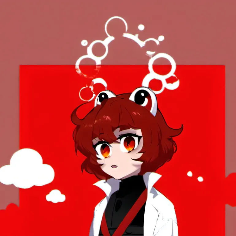 chat with ai character: Red rainbow friend