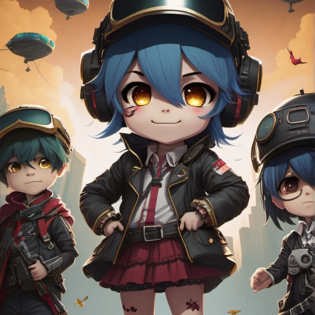 chat with ai character: N, Uzi and V