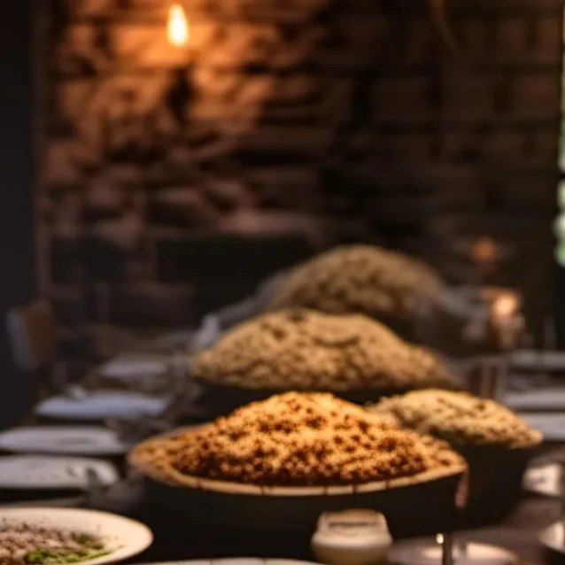 chat with ai character: Christmas feast