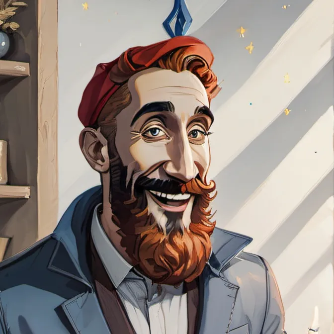 chat with ai character: Hanukah harry