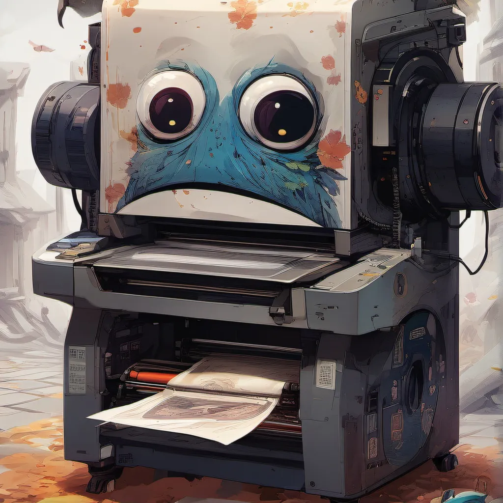 chat with ai character: printer person 