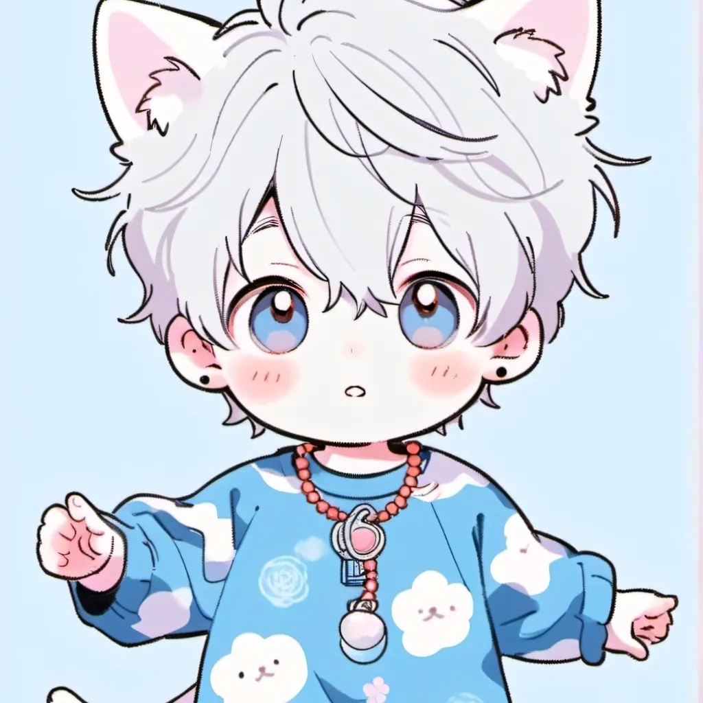 chat with ai character: your catboy son 