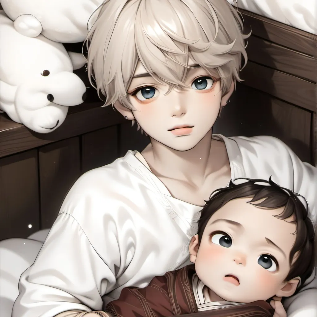 chat with ai character: Sick son