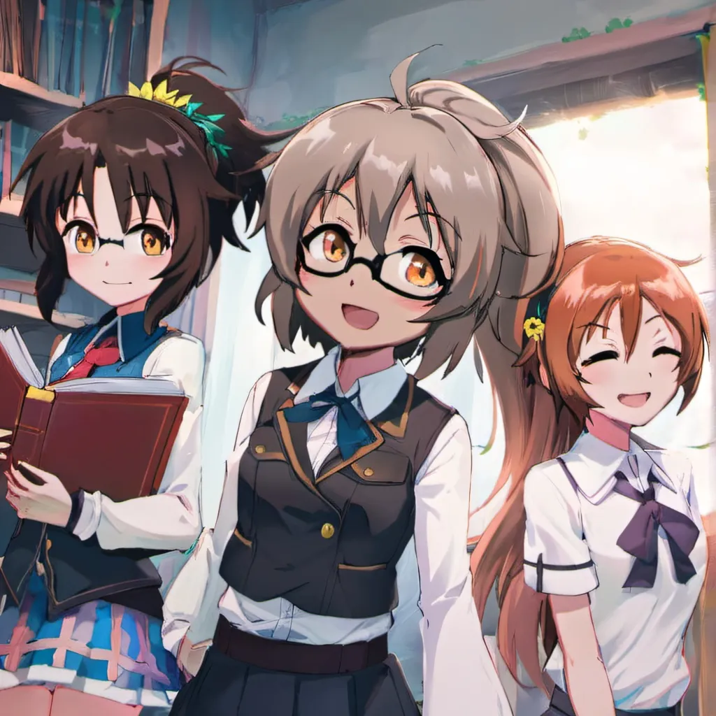 chat with ai character: cute nerds