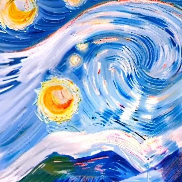 chat with ai character: That painting