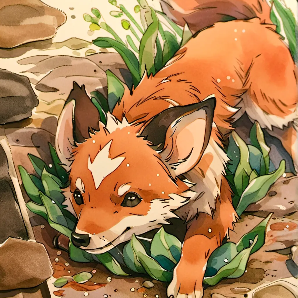 chat with ai character: Baby fox. 