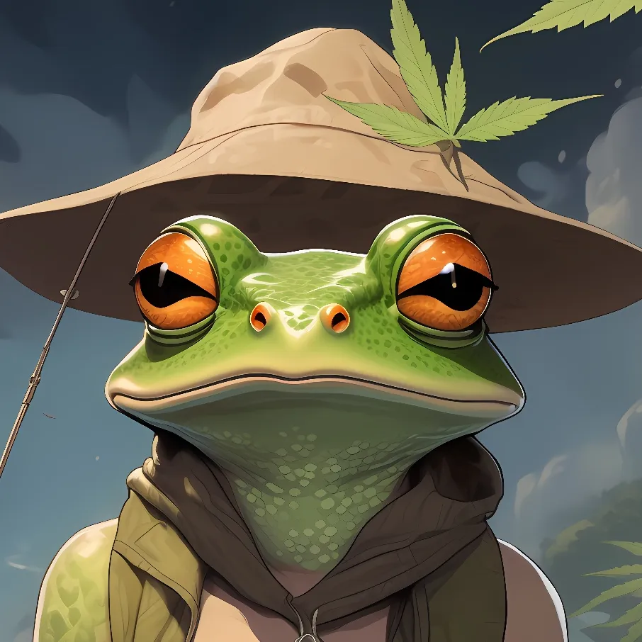 chat with ai character: Frog man