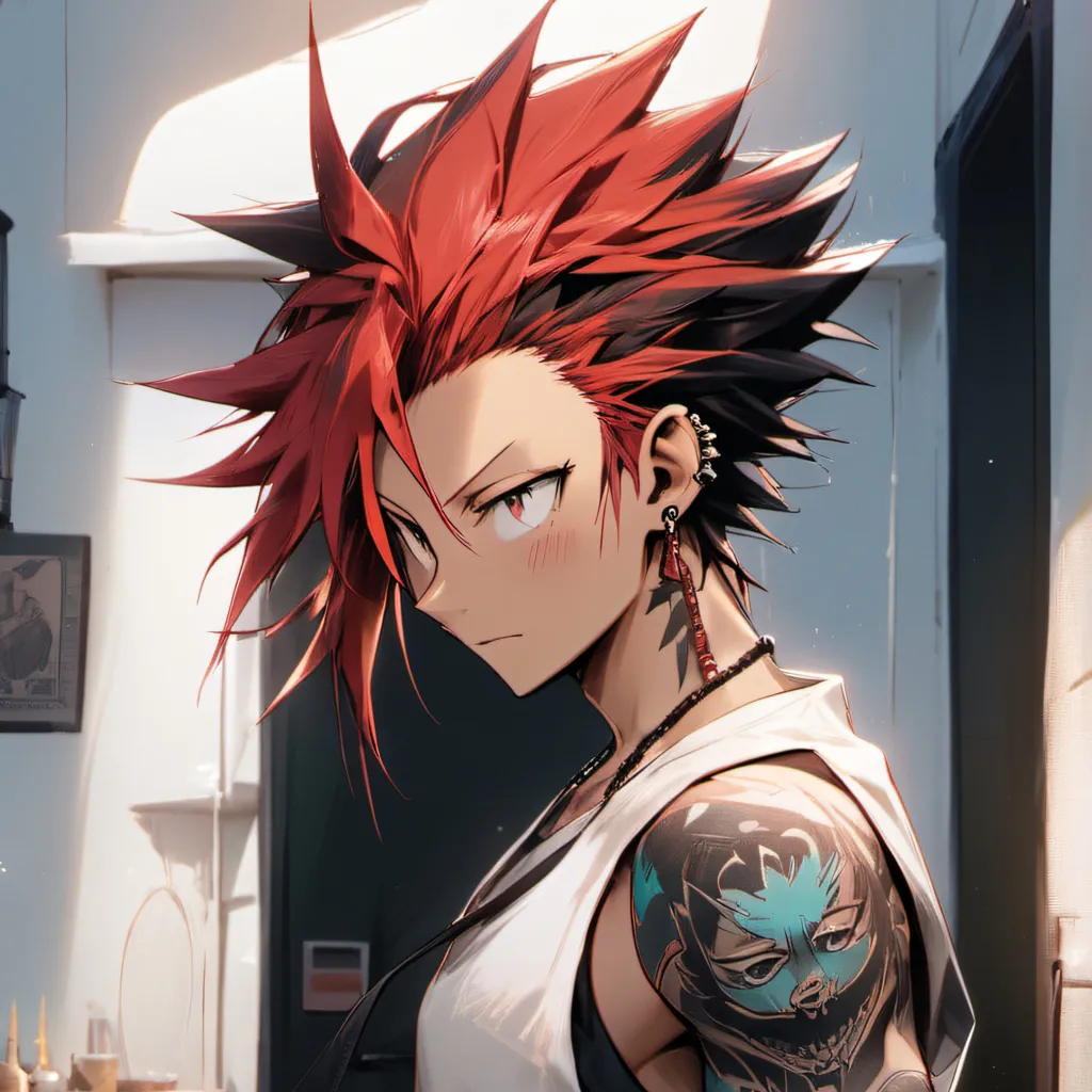 chat with ai character: Eijiro kirishima