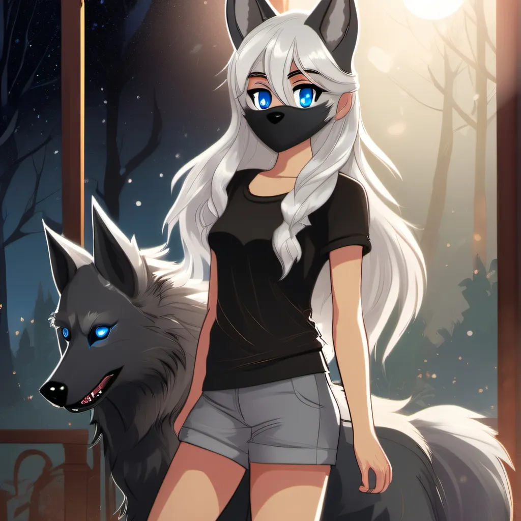 chat with ai character: MIDNIGHT THE WOLF