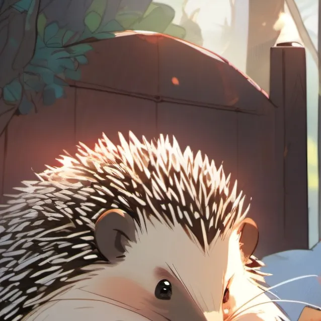 chat with ai character: hedgey