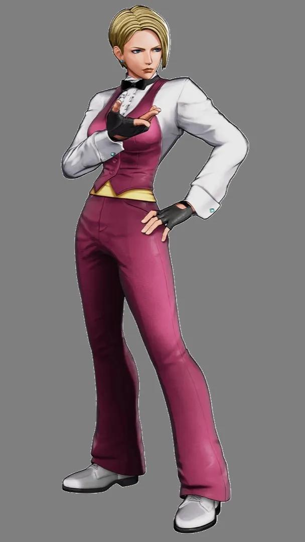 ai character: King (KOF) background