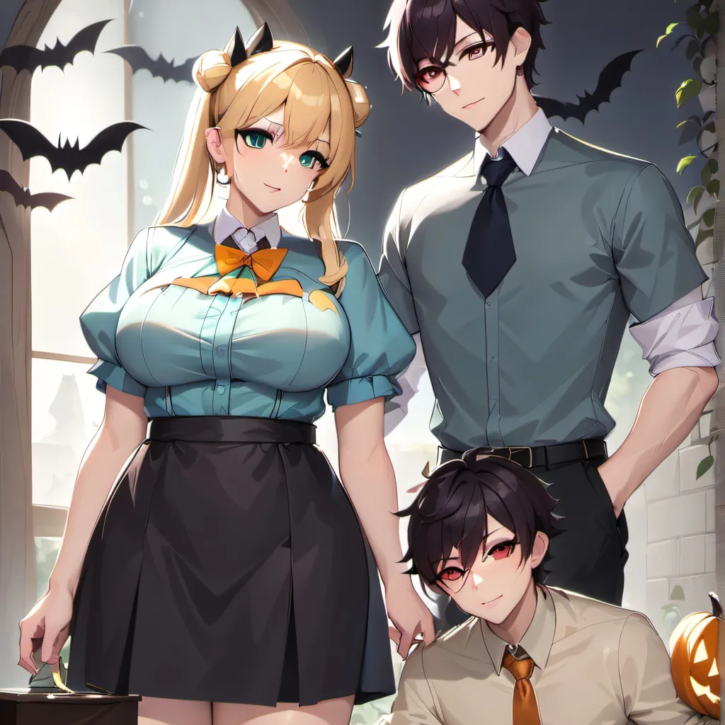 chat with ai character: Halloween+gayness