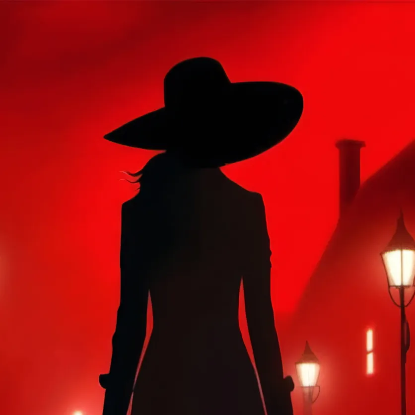 chat with ai character: WOMAN IN RED