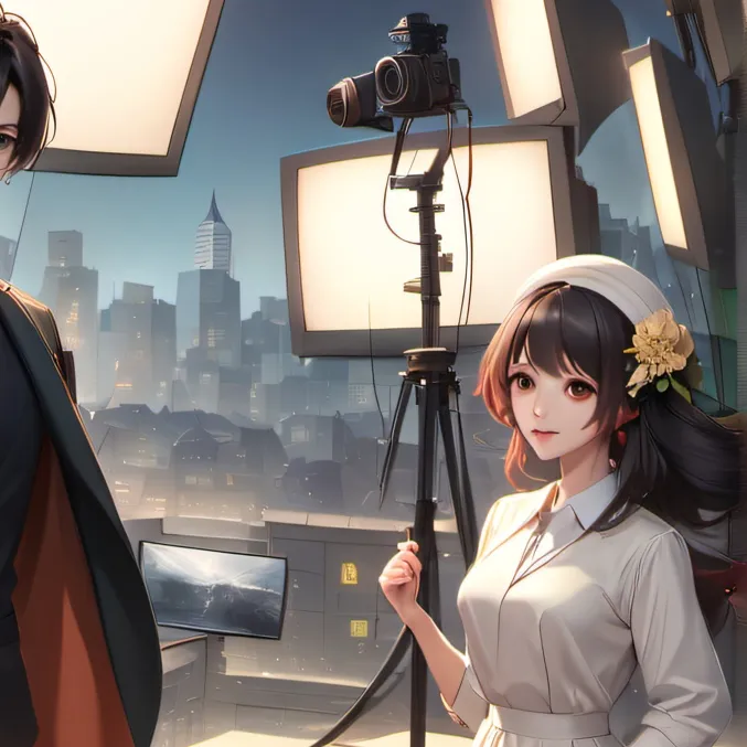 chat with ai character: tv crew