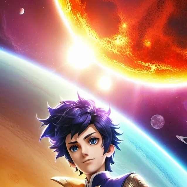 chat with ai character: Austin (w/ planet)