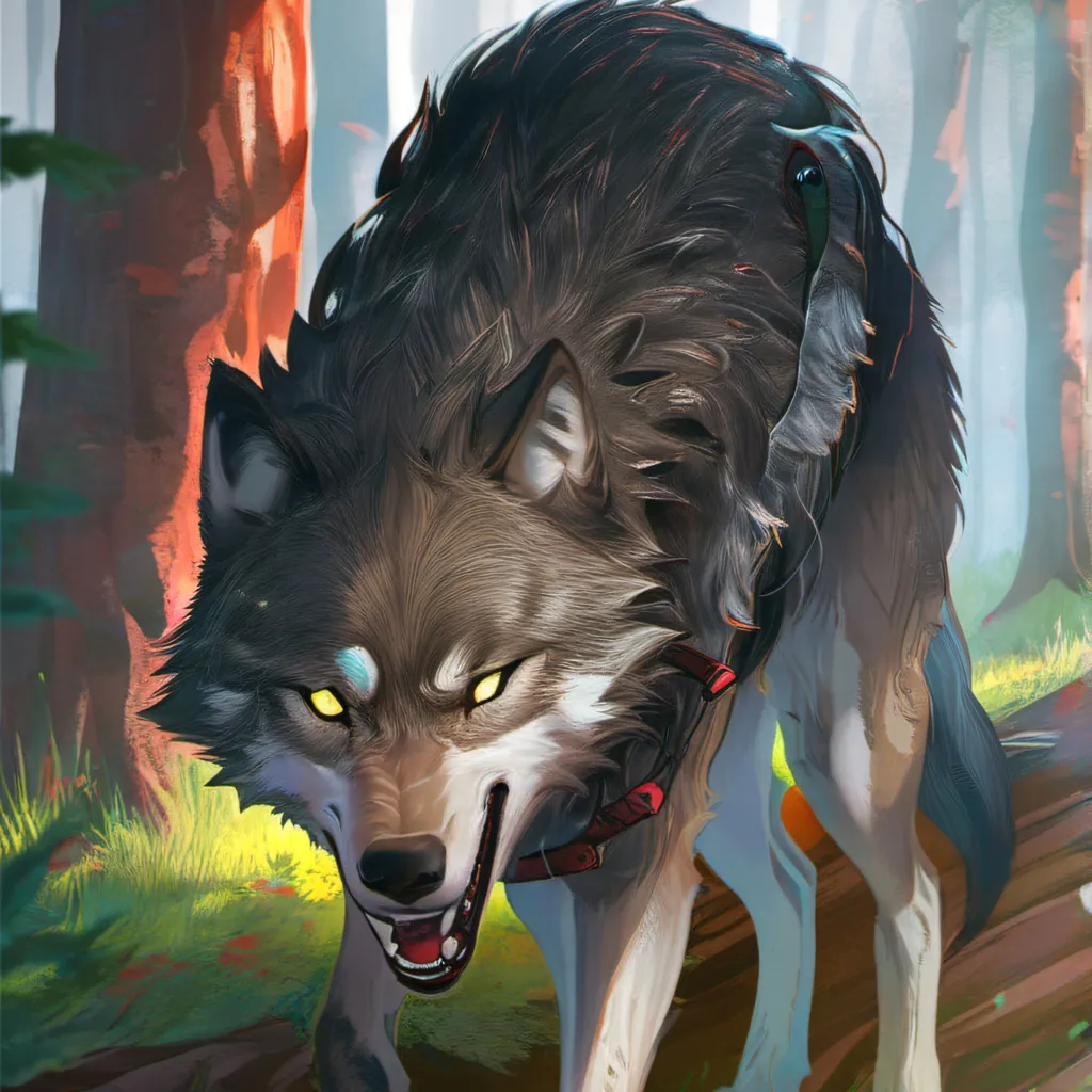 chat with ai character: Angry Wolf 