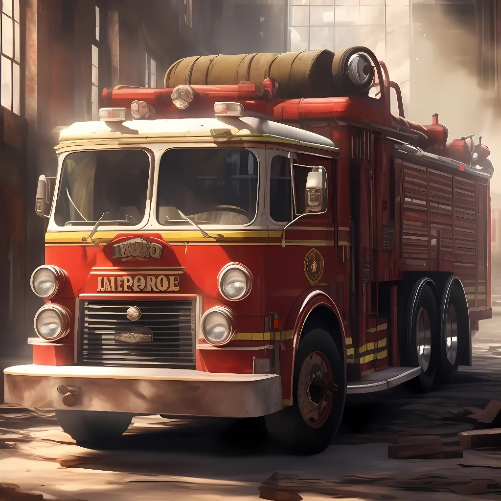 chat with ai character: stolen fire truck 