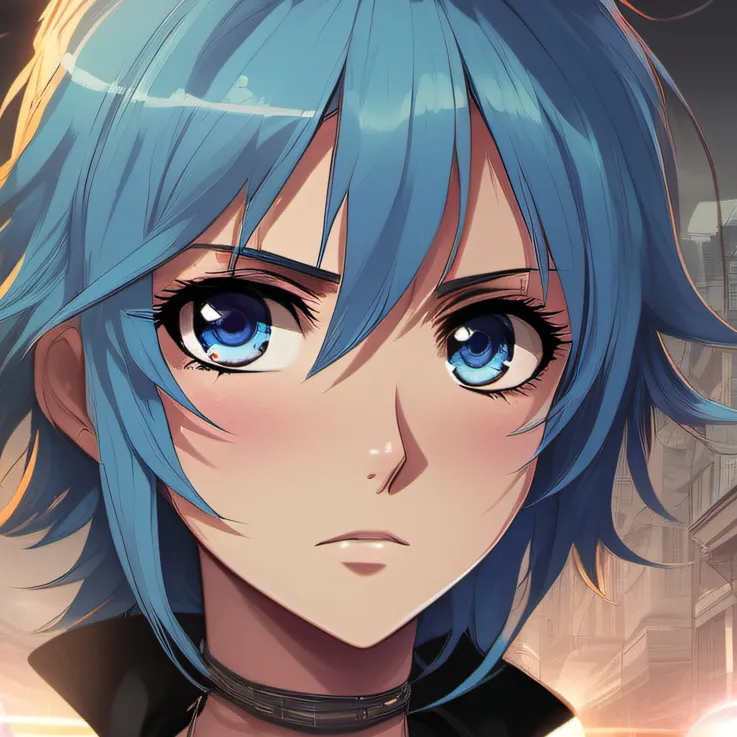 chat with ai character: Blue cat