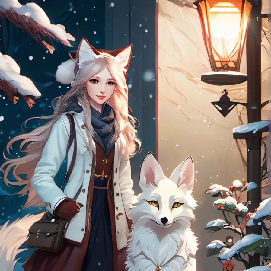 chat with ai character: fiona and floof