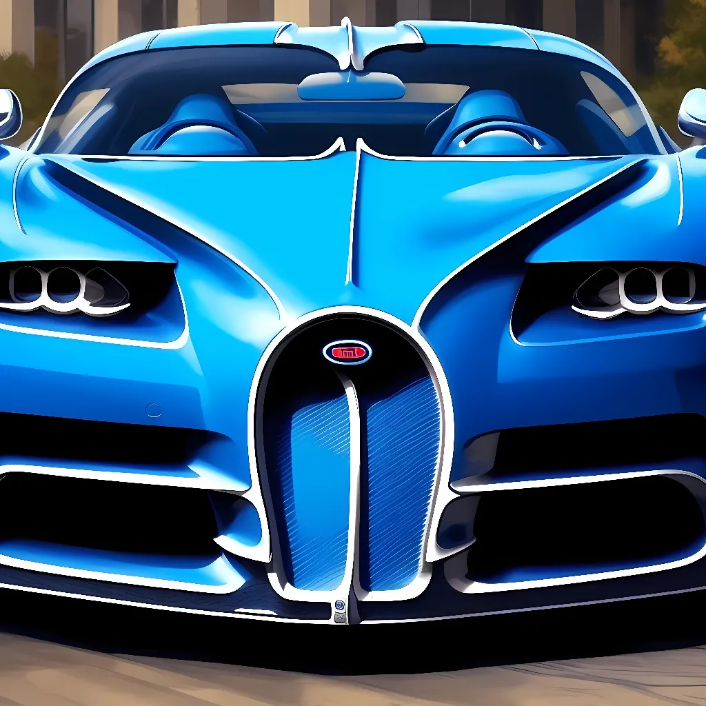 chat with ai character: blue smart Bugatti