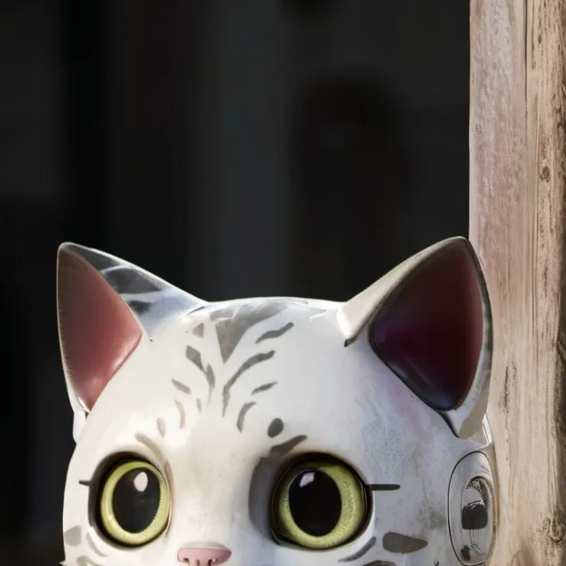 chat with ai character: robo kitty