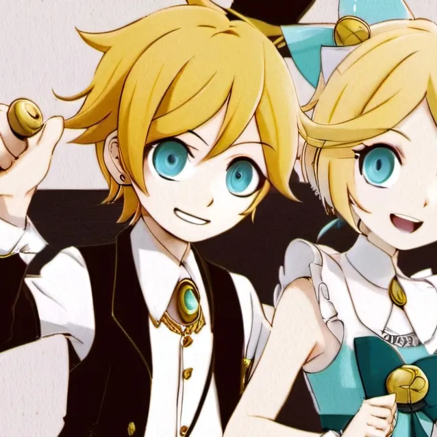 chat with ai character: rin and len