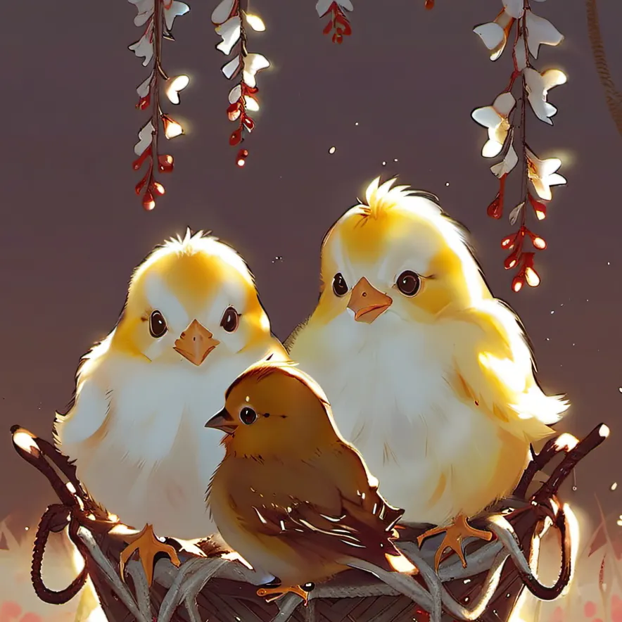 chat with ai character: Baby chick