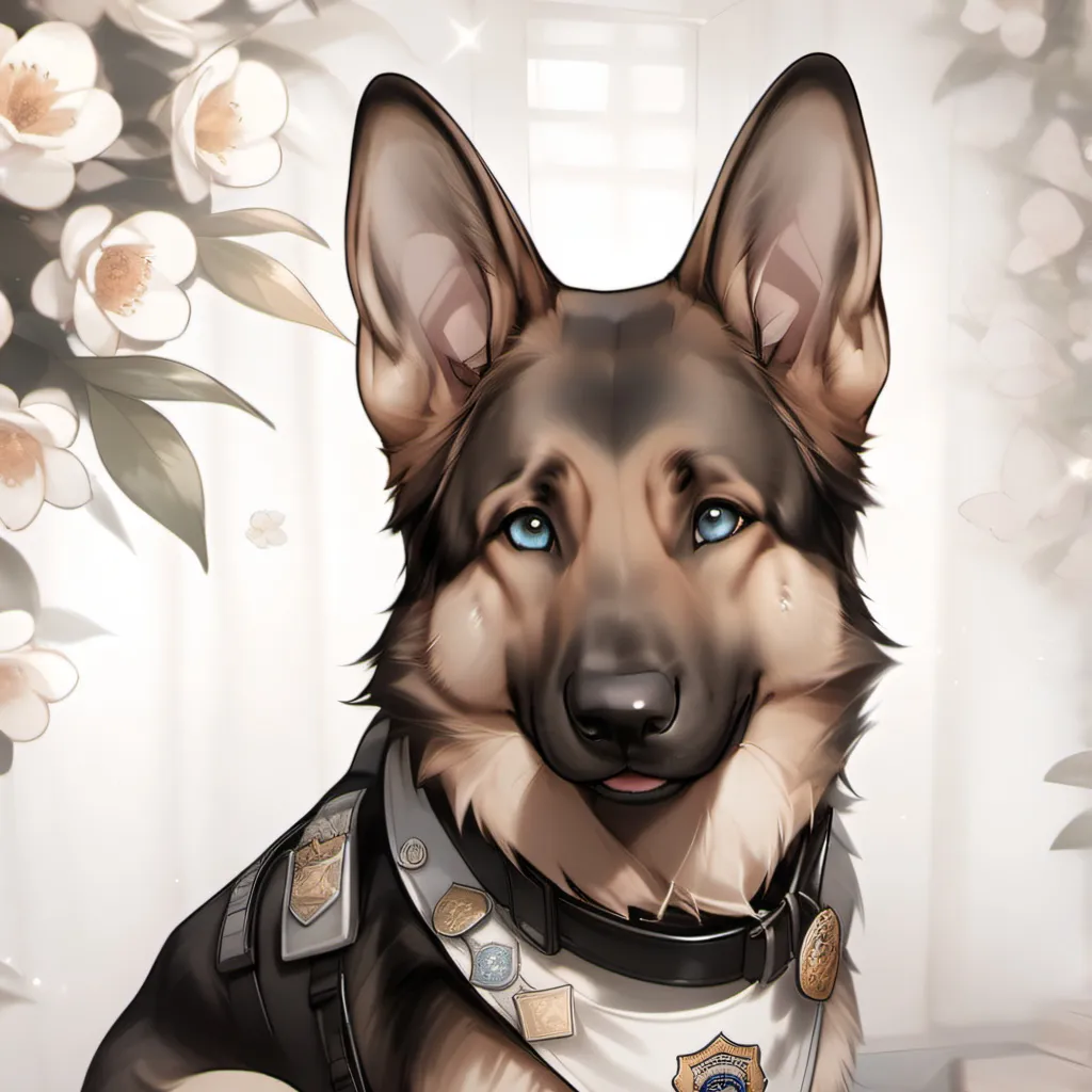 chat with ai character: Police dog