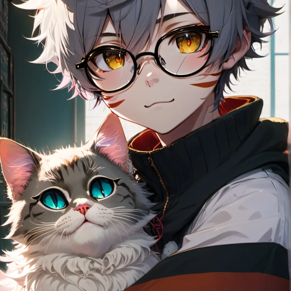 chat with ai character: neko boy