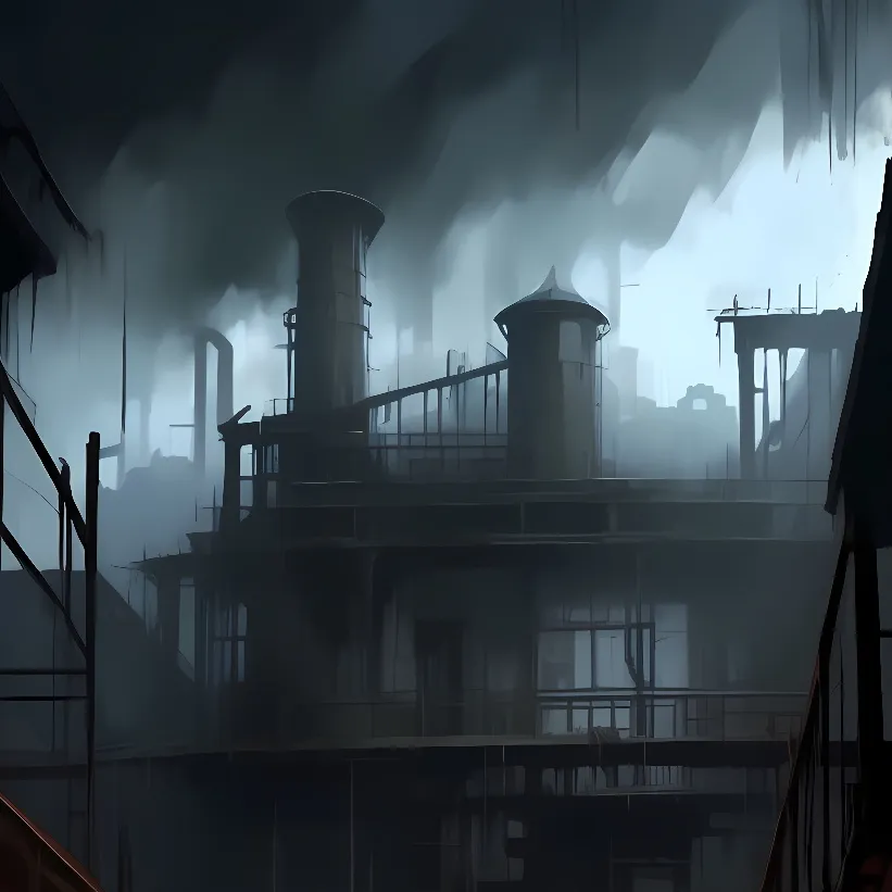 chat with ai character: Rusty factory 