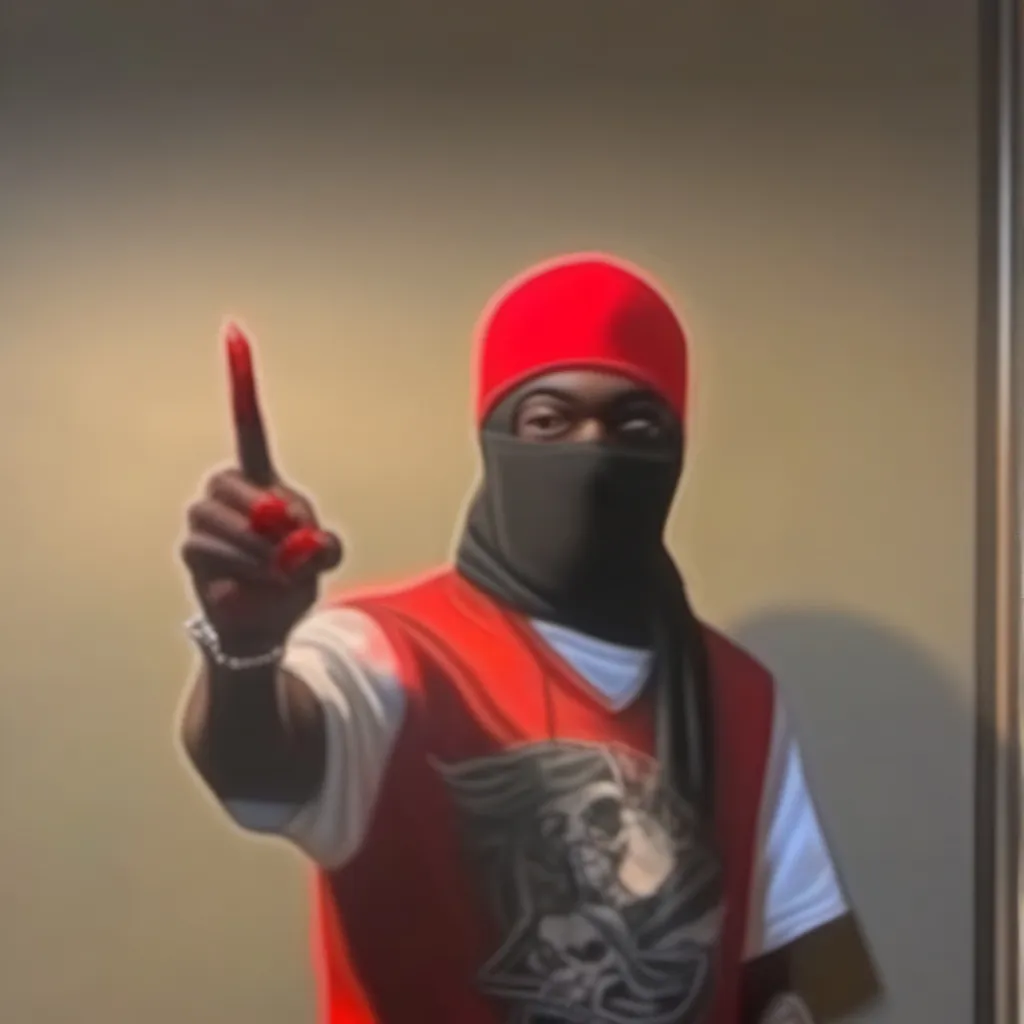 chat with ai character: Blood gang member