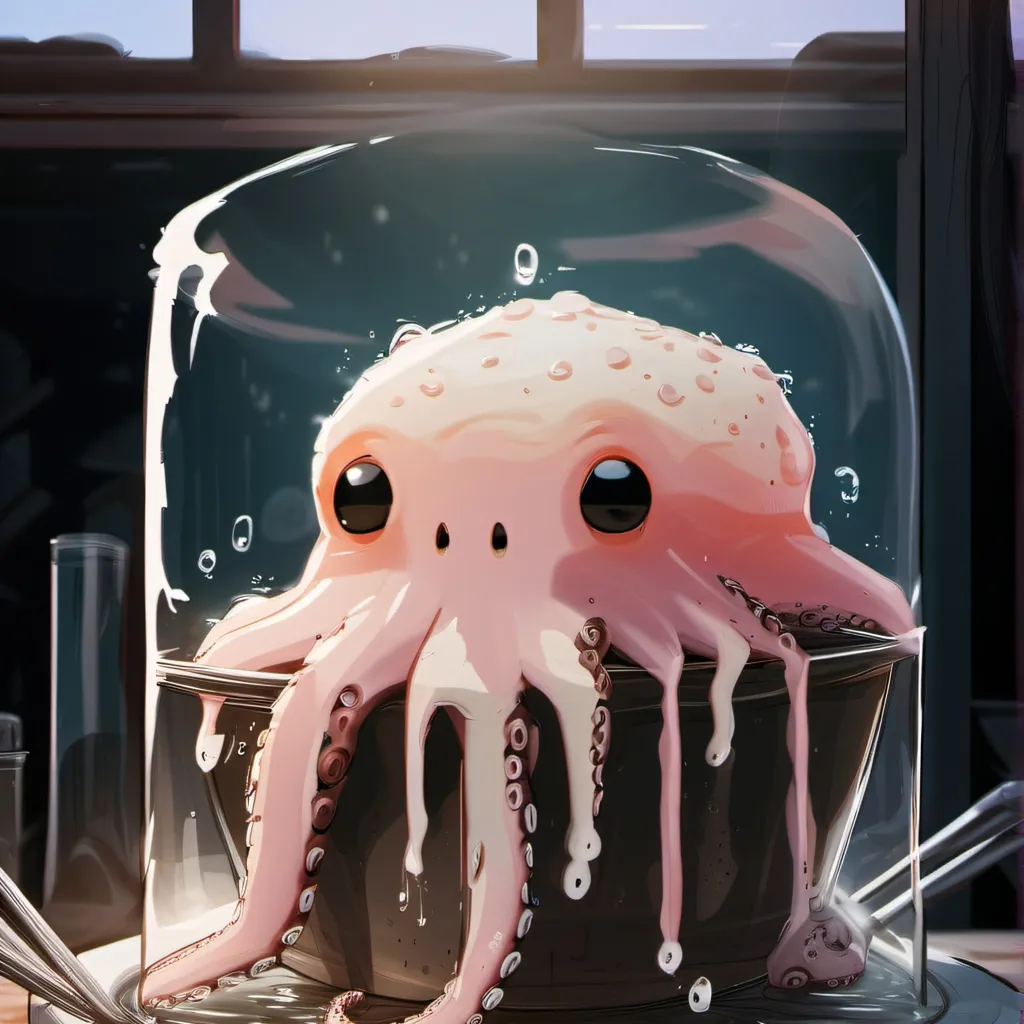 chat with ai character: Melted squid