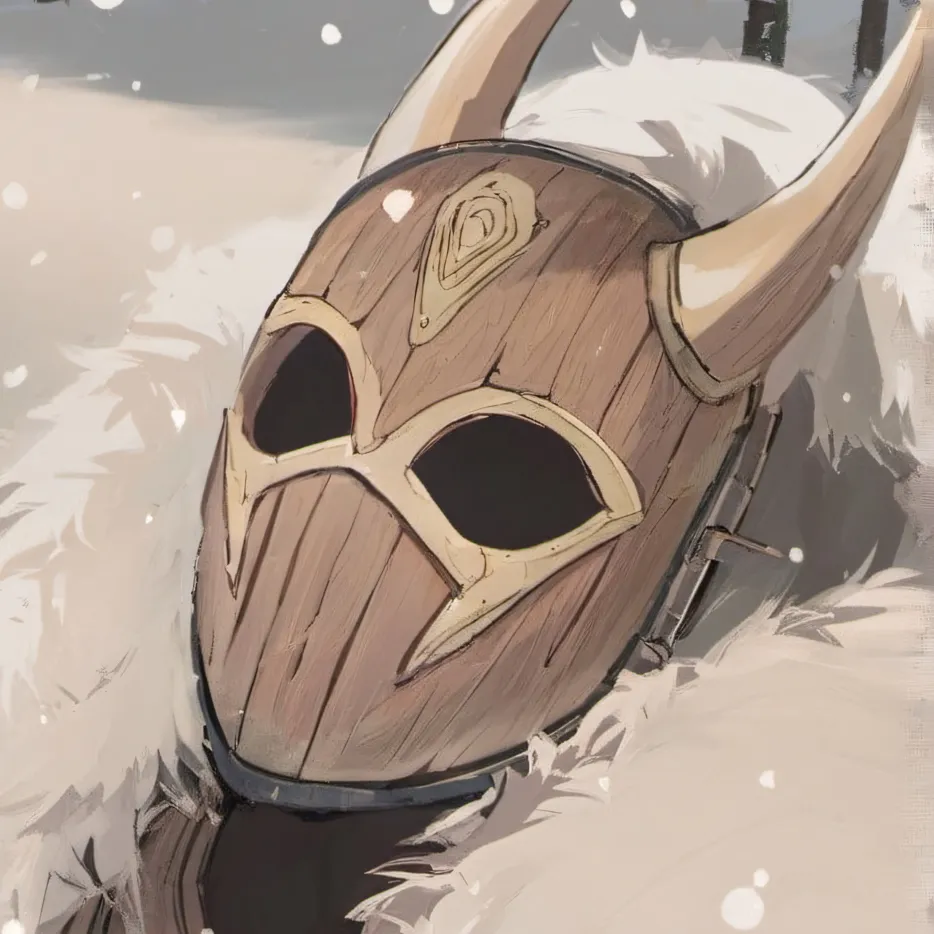 chat with ai character: Random Wooden Mask